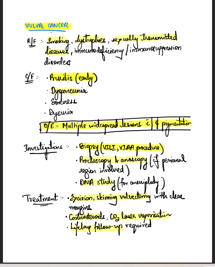 SHORT NOTES - OBGY FOR FINAL YEAR PROFF EXAMS | Made with the help of D.C. Dutta's Textbook of Obstetrics and Shaw's Textbook of Gynaecology.